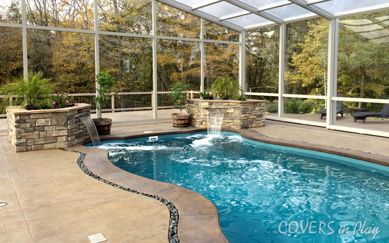 greenhouse swimming pool enclosure